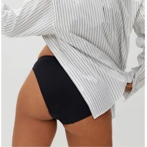 NWT Everlane Black Low Rise Swimsuit Renew Swim Bikini Bottom Sz Lrg, MSRP $65